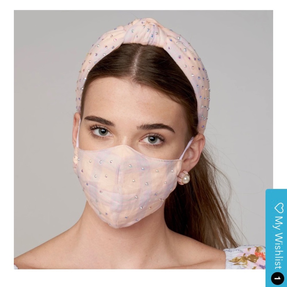 NWT Lele Sadoughi Face Mask